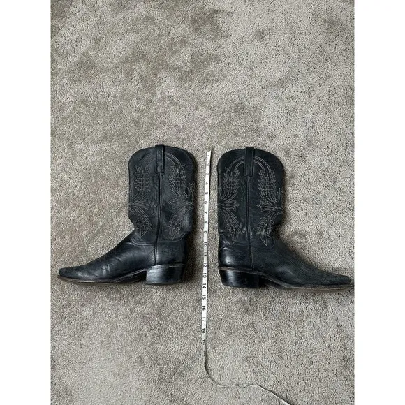 Mens Boots Luchesse 1883 Leather Western Cowboy N15604 Pull On, Size US‎ 8.5 D