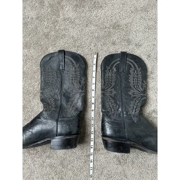 Mens Boots Luchesse 1883 Leather Western Cowboy N15604 Pull On, Size US‎ 8.5 D