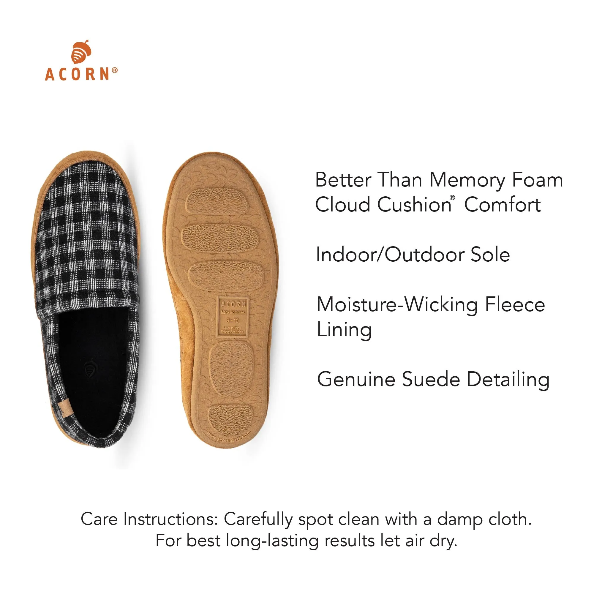 Men's Classic Moccasin Slipper