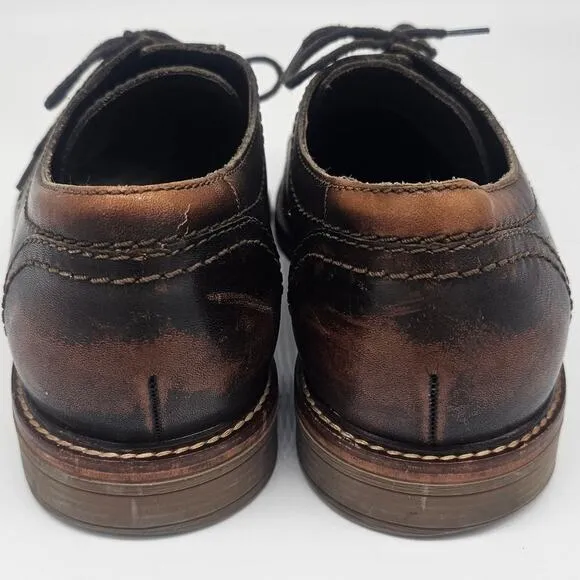 Men's Mephisto Waino Dark Brown Leather Derby Shoes