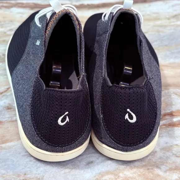 Men’s OluKai Nohea Moku no tie boat shoes- Size 11.5