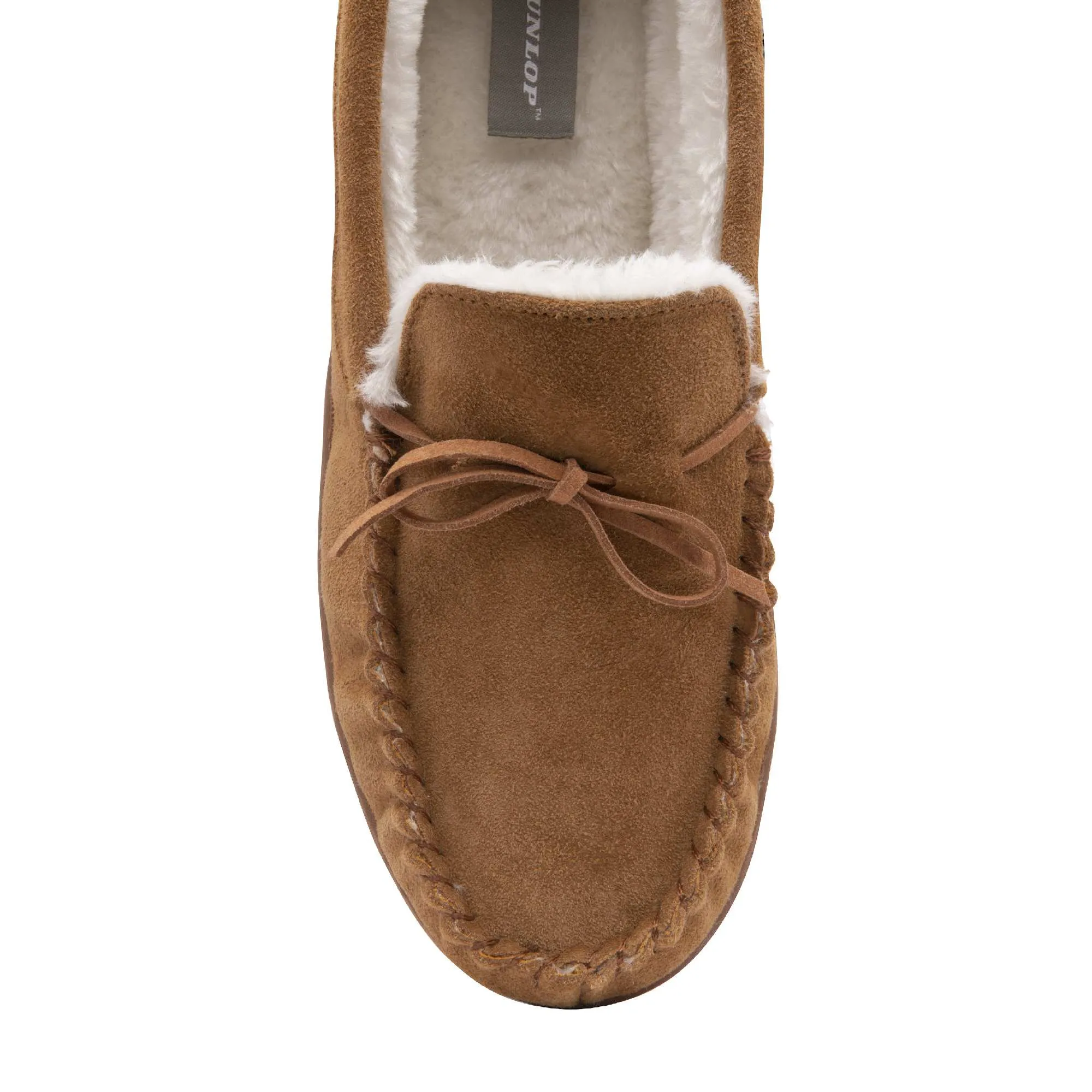 Mens Real Suede Leather Fleece Lined Slippers (6 Sizes)