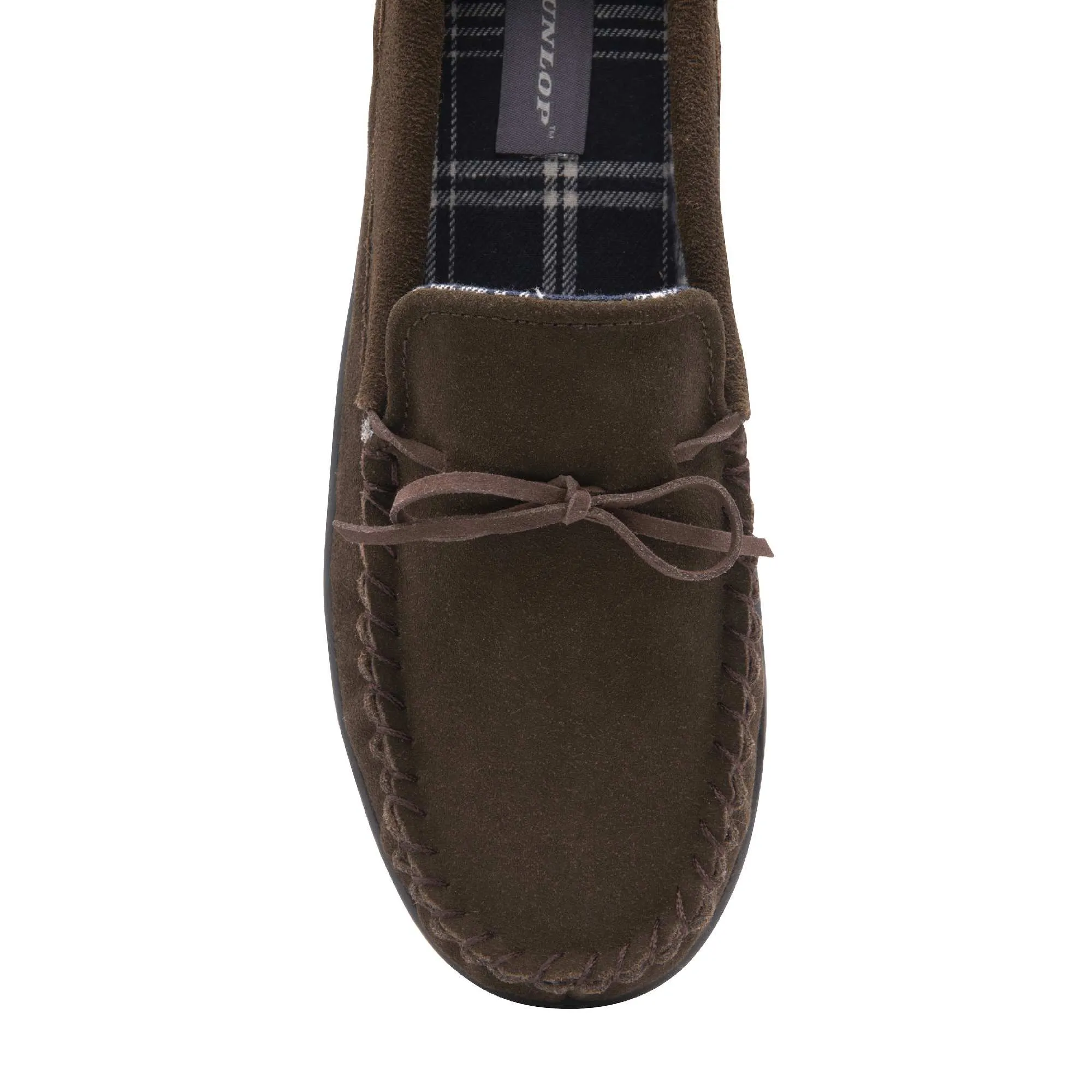 Mens Real Suede Leather Fleece Lined Slippers (6 Sizes)