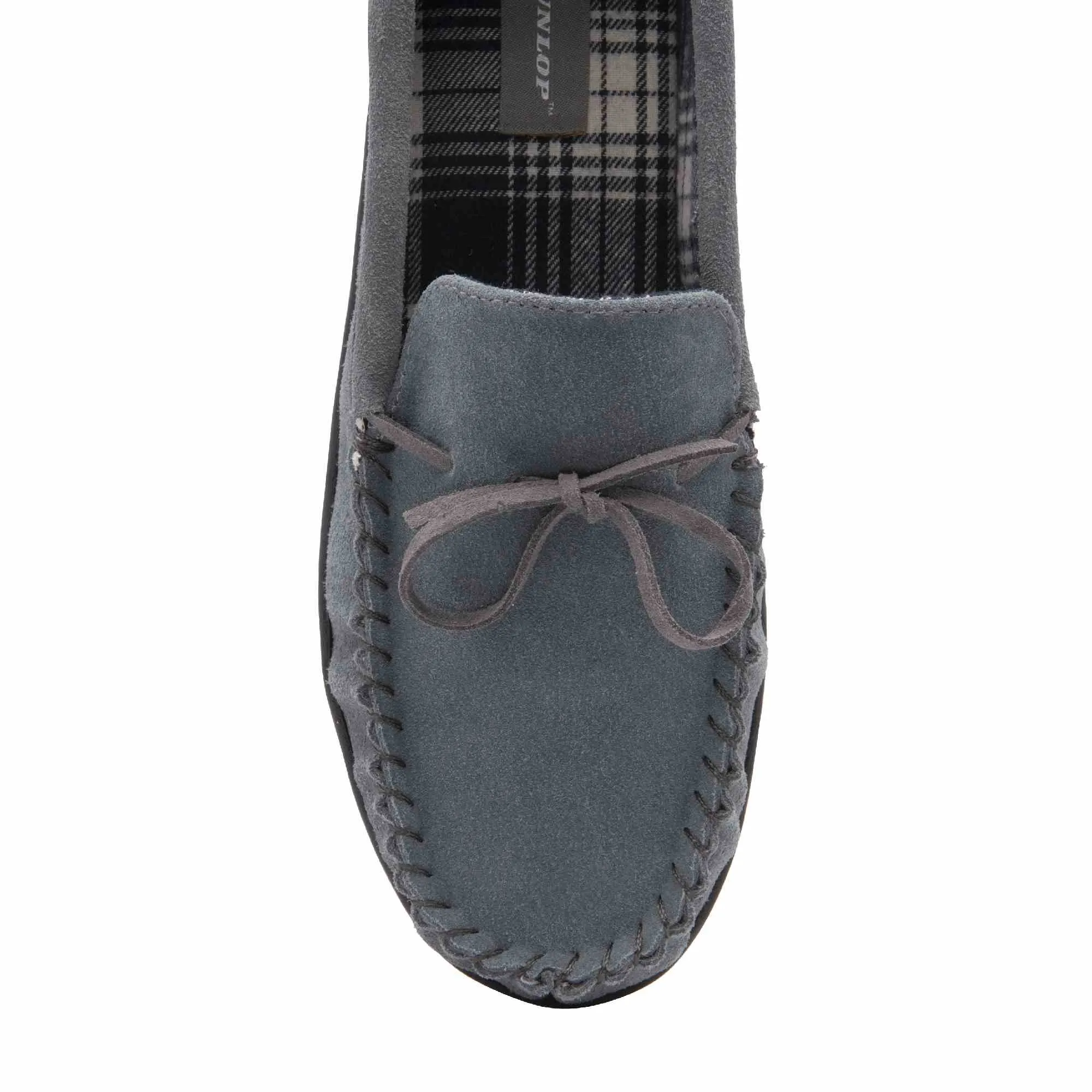 Mens Real Suede Leather Fleece Lined Slippers (6 Sizes)