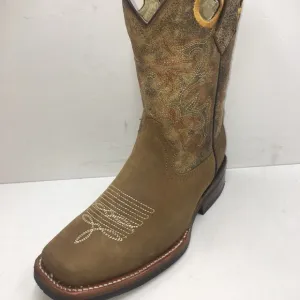 MEN'S RODEO COWBOY BOOTS GENUINE LEATHER BOOTS