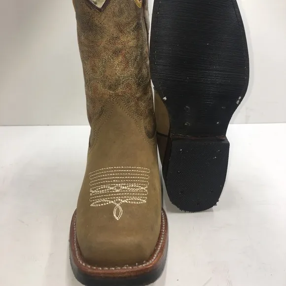 MEN'S RODEO COWBOY BOOTS GENUINE LEATHER BOOTS