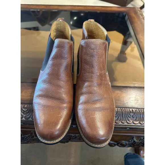 Men’s Sandro Moscoloni Genuine Leather Chelsie Boots. Size 12