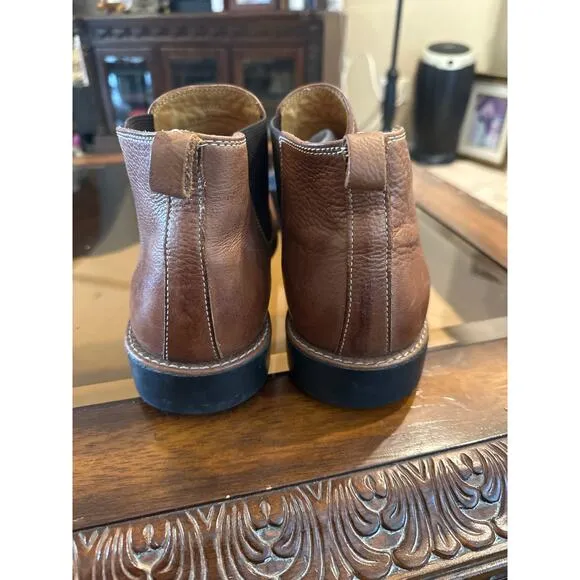 Men’s Sandro Moscoloni Genuine Leather Chelsie Boots. Size 12
