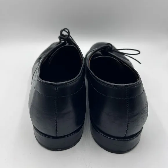 Men's Shoes Derby ALLEN EDMONDS SAGAMORE Sz 11 D Black Leather