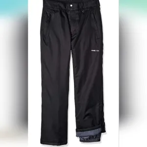 Men's Snowboard Ski Pants with Full Side Zip Size XL