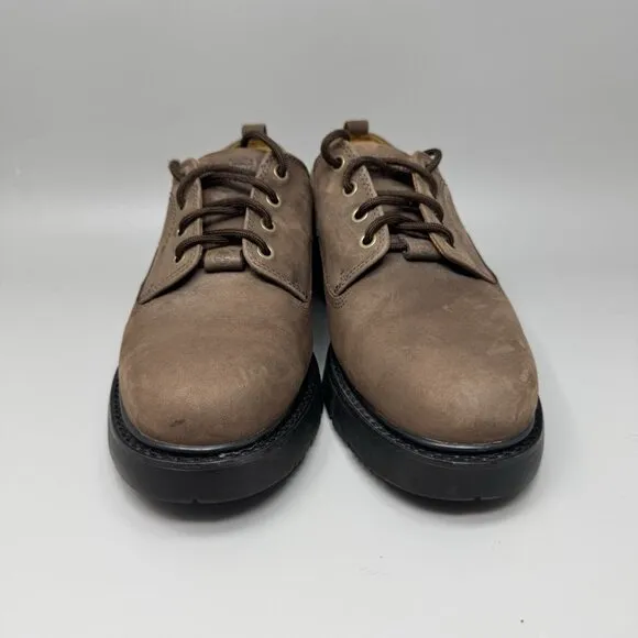 Mens Timberland Stormbuck Oxford Brown Leather Waterproof Shoes 95503 Size 9M