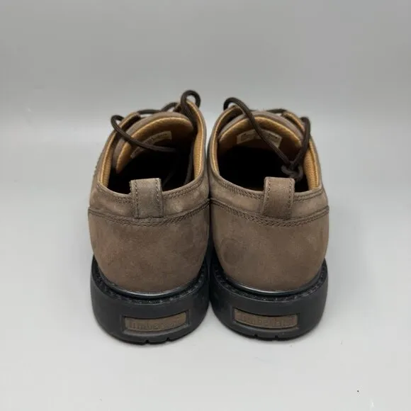 Mens Timberland Stormbuck Oxford Brown Leather Waterproof Shoes 95503 Size 9M