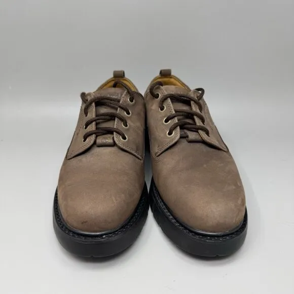Mens Timberland Stormbuck Oxford Brown Leather Waterproof Shoes 95503 Size 9M