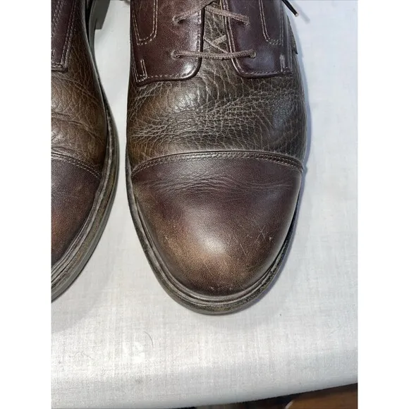 Mephisto Men’s Captoe Dress Shoes Size 10 M Brown Leather Business Formal City