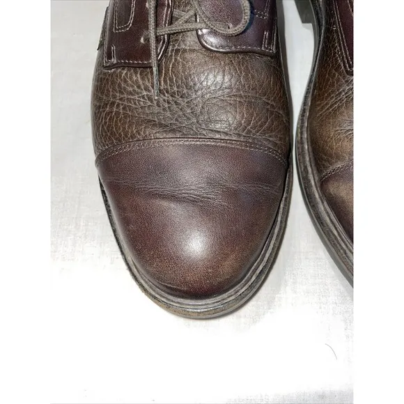 Mephisto Men’s Captoe Dress Shoes Size 10 M Brown Leather Business Formal City
