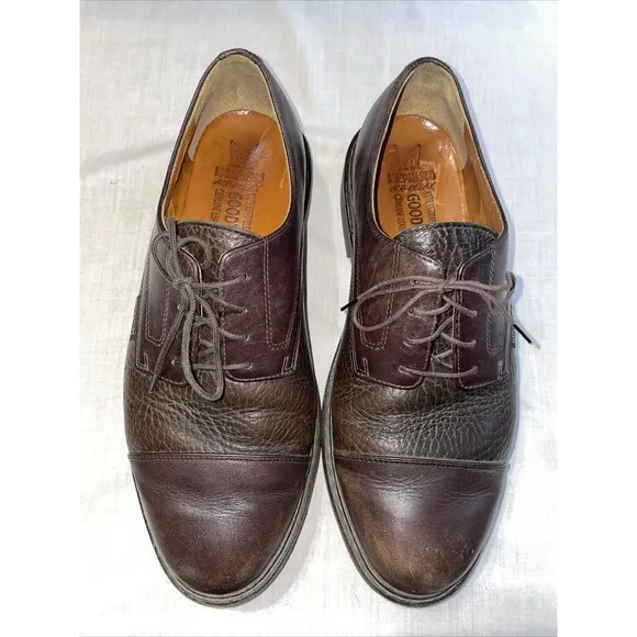 Mephisto Men’s Captoe Dress Shoes Size 10 M Brown Leather Business Formal City
