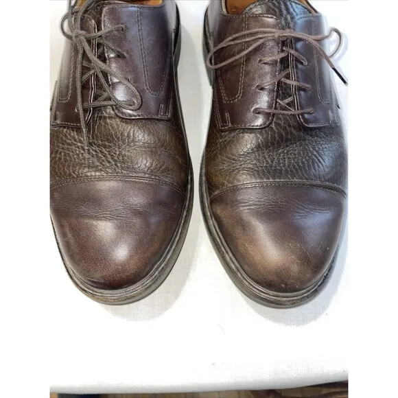 Mephisto Men’s Captoe Dress Shoes Size 10 M Brown Leather Business Formal City