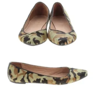 Mercanti Fiorentini Camouflage Pointed Toe Flats