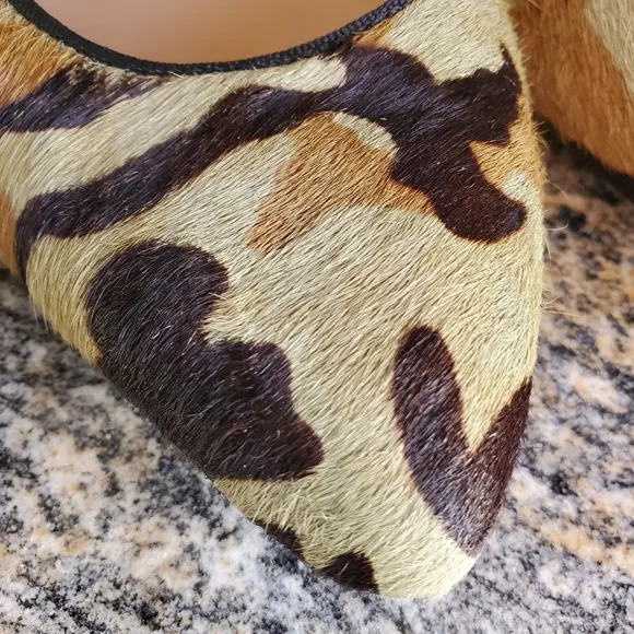 Mercanti Fiorentini Camouflage Pointed Toe Flats