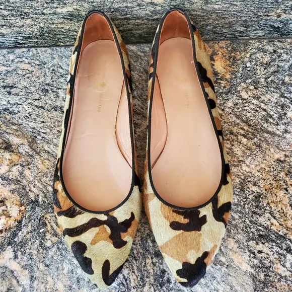 Mercanti Fiorentini Camouflage Pointed Toe Flats