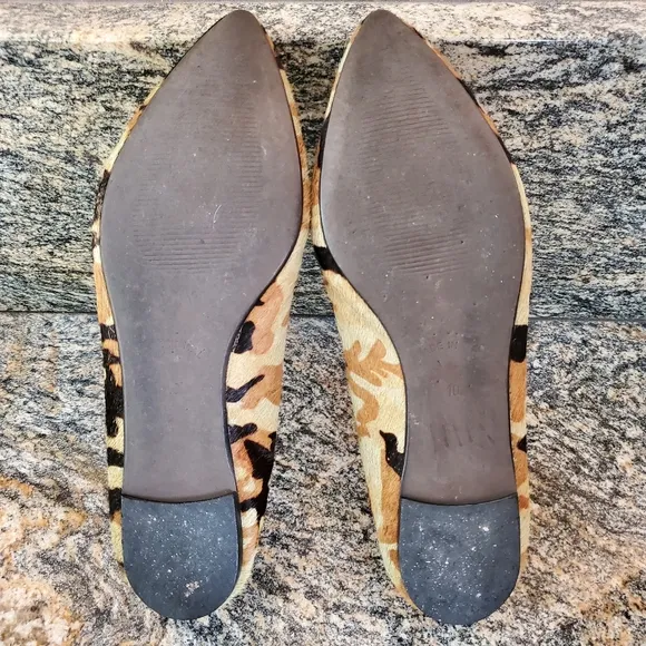 Mercanti Fiorentini Camouflage Pointed Toe Flats