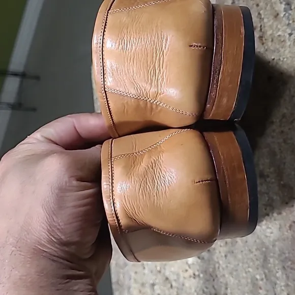 Mezlan Tan Leather Penny Loafers Size US10