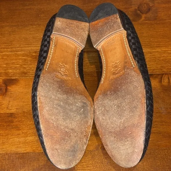 MEZLAN Tuxedo Woven Silk Leather Formal Men's Dress Shoes - Handmade in Spain 9