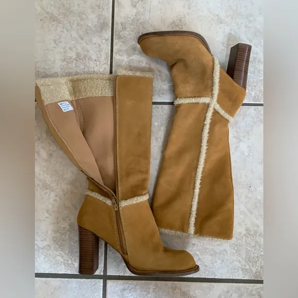 MIA‎ Hugo 👢 Suede and Sherpa Boots
