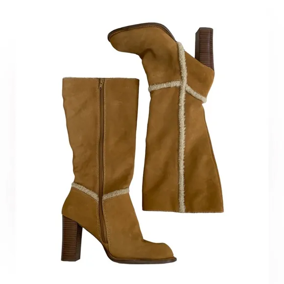 MIA‎ Hugo 👢 Suede and Sherpa Boots