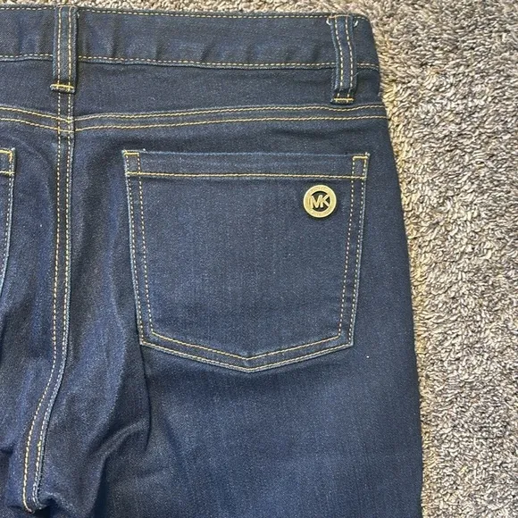 Michael Kors Dark Wash Denim Cropped Jeans Sz 2