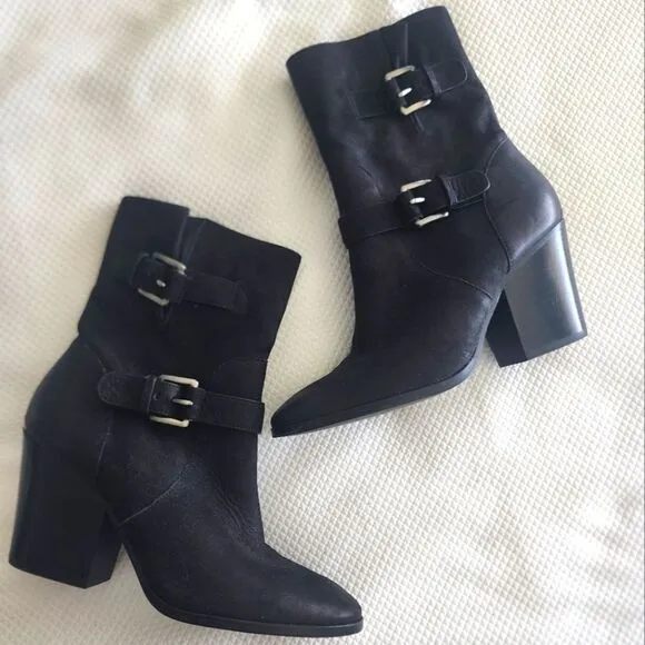 Michael Kors leather boots ankle size 7 excellent condition