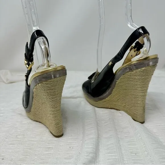Michael Kors Slingback Wedges- Size 9.5