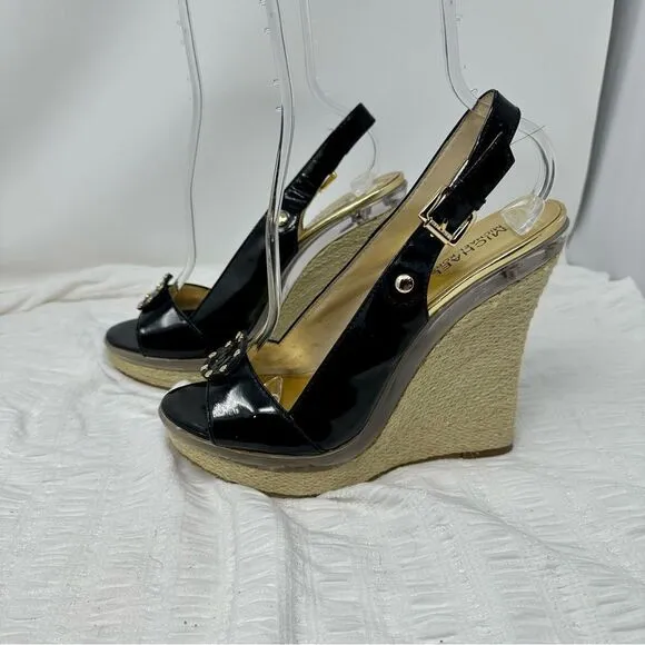 Michael Kors Slingback Wedges- Size 9.5