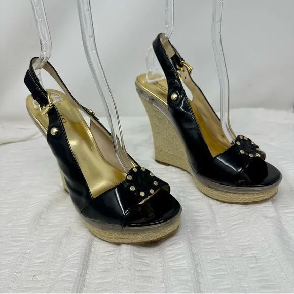 Michael Kors Slingback Wedges- Size 9.5