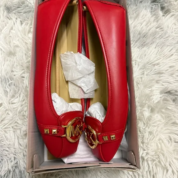 ✨Michael Kors Women's Flats in Bright Red