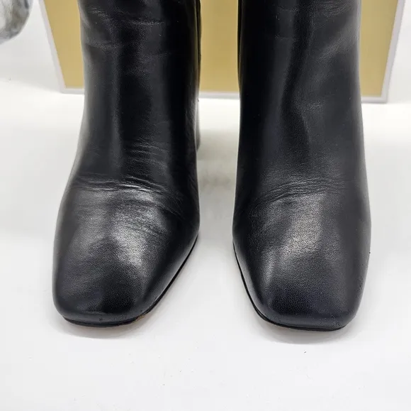 MICHAEL Michael Kors Perla black zip bootie boots Size 7.5
