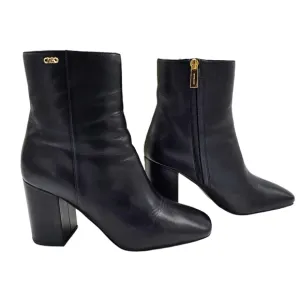 MICHAEL Michael Kors Perla black zip bootie boots Size 7.5