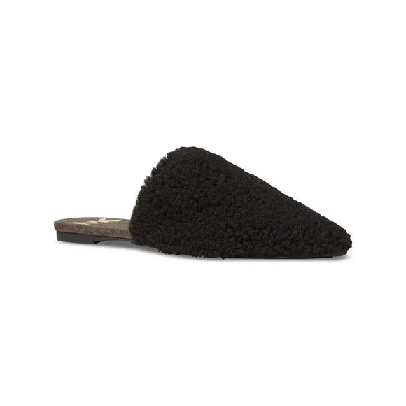 MICHAEL MICHAEL KORS Womens Black Renee Pointed Toe Slip On Slippers Shoes 6 M