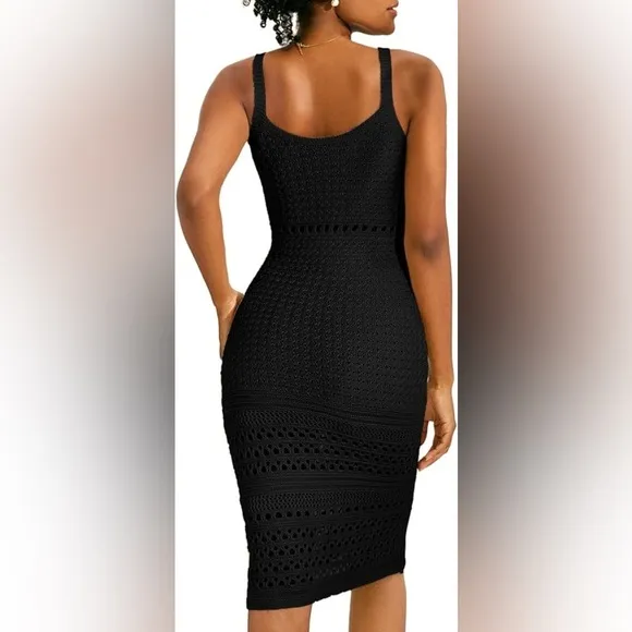 Miholl Summer midi dress, swimsuit coverup dress