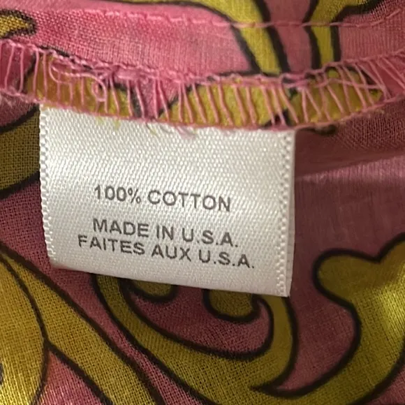 MISA JORDANA DRESS Smocked Waist Mini off the shoulder Dress S/M/XL Pink/Yellow.