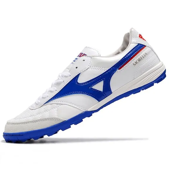 Mizuno Alpha Pro AS Men's Soccer White Leather Shoes Football