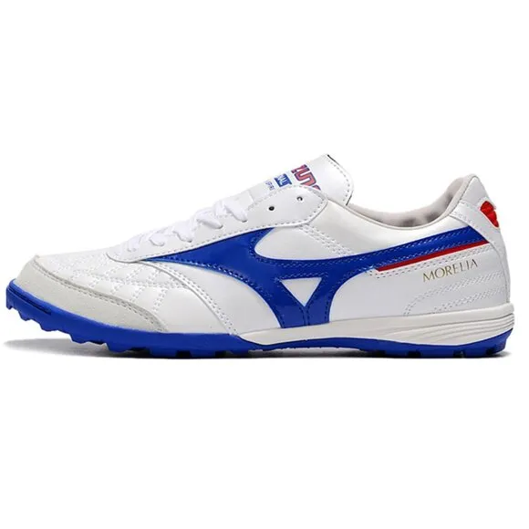 Mizuno Alpha Pro AS Men's Soccer White Leather Shoes Football
