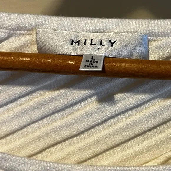 Molly Asymmetric Boat Neck Rib Sweater