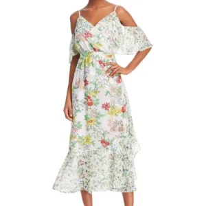NANETTE Nanette Lepore Cold ShoulderFloral Dress$89 $175/Size: 8