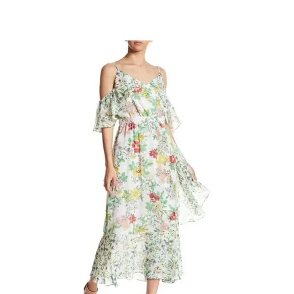 NANETTE Nanette Lepore Cold ShoulderFloral Dress$89 $175/Size: 8