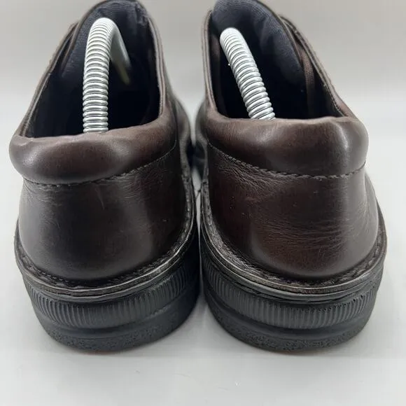 Naot Apron Round Toe Oxford Men Size 9 US, 43 EU Brown Leather Comfort Low Shoes
