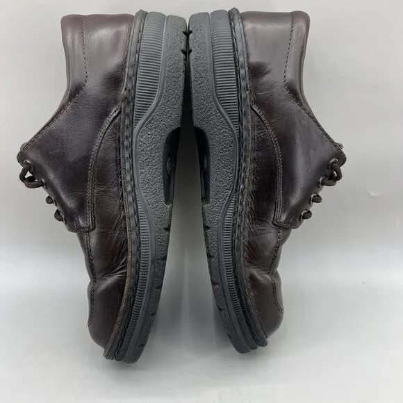 Naot Apron Round Toe Oxford Men Size 9 US, 43 EU Brown Leather Comfort Low Shoes