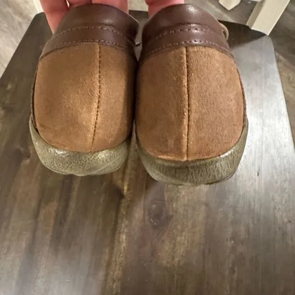 Naot Koru Timu/ 11147 Antique Brown/Toffee Brown Suede Leather Flats size 39 / 8