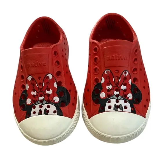Native Kids Red Slip-On Shoes