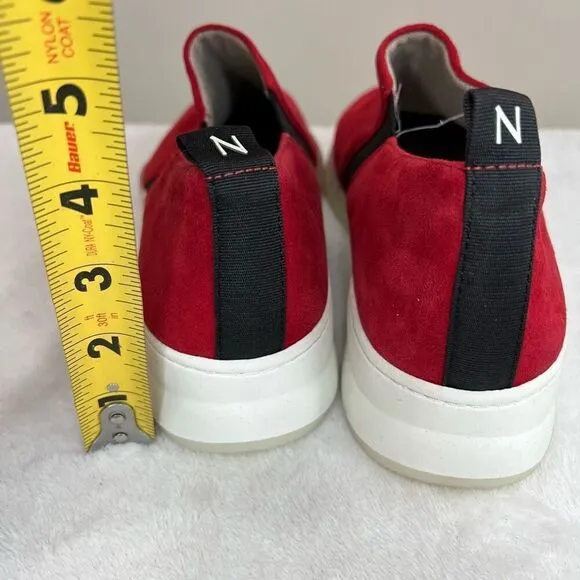 Naturalizer Red Untold Slip On Sneakers 9 Women NEW